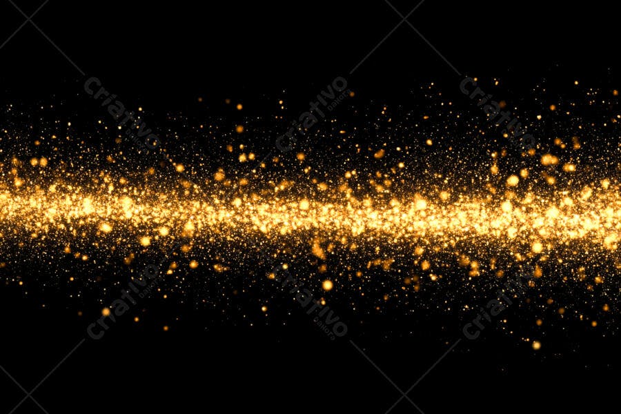 Textura Luzes Douradas para Fundo