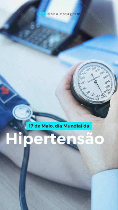 Arte dia mundial da hipertensão 