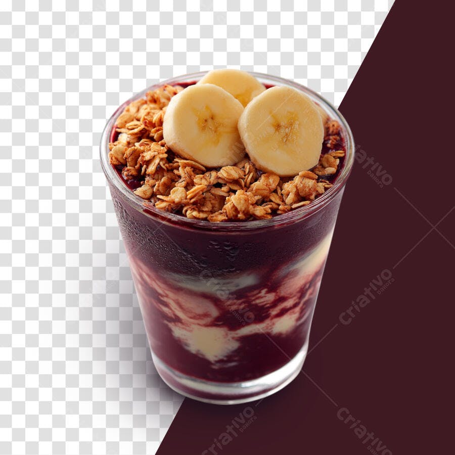 Cardápio Açaí com Granola PSD Editável