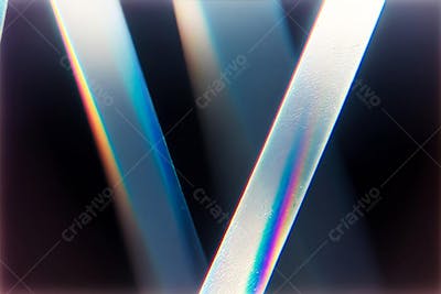 Overlay reflexo de vidro sobre fundo escuro