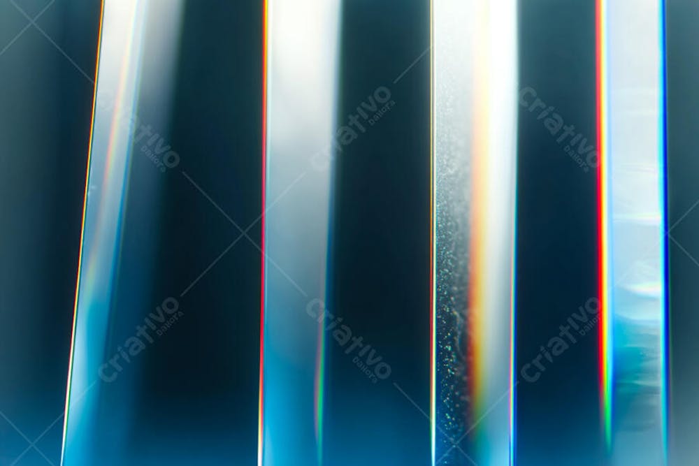 Overlay reflexo de vidro sobre fundo escuro