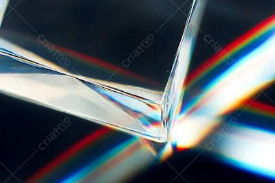 Overlay reflexo de vidro sobre fundo escuro