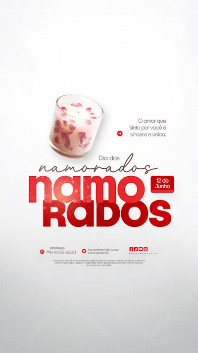 12 de Junho - Feliz Dia dos Namorados Social Media PSD Editável (4)