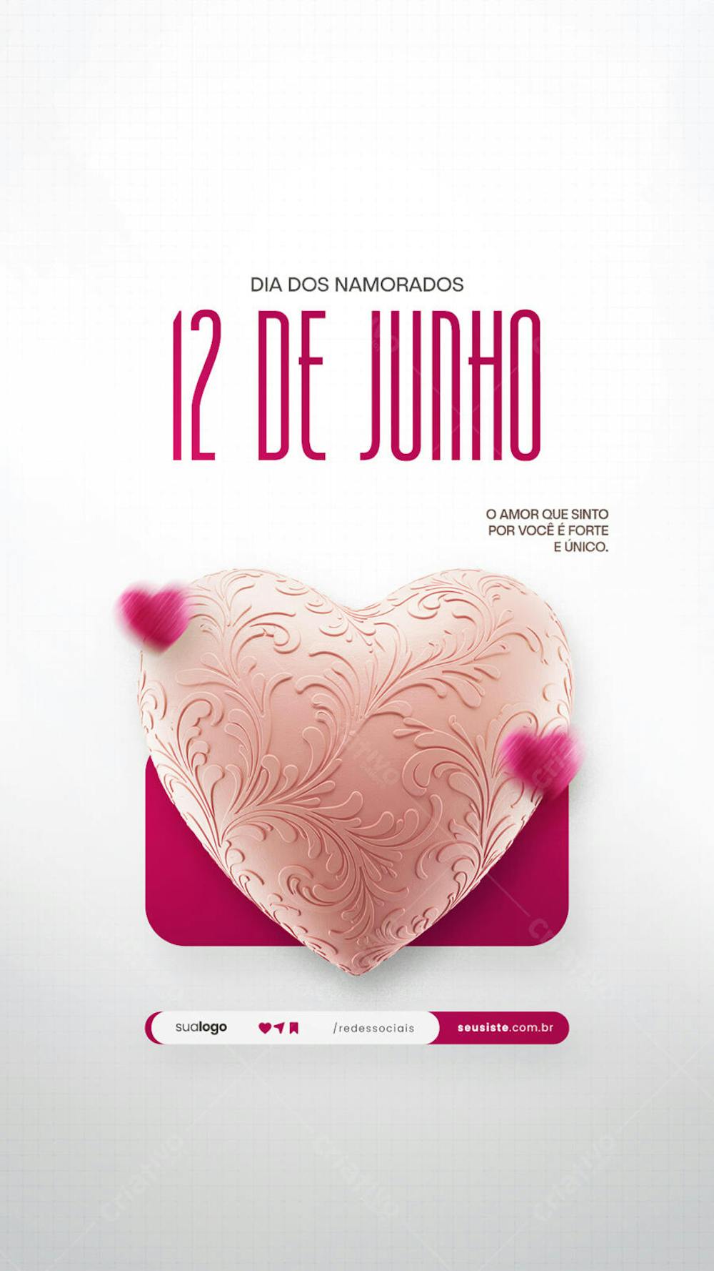 12 de Junho - Feliz Dia dos Namorados Social Media PSD Editável (10)