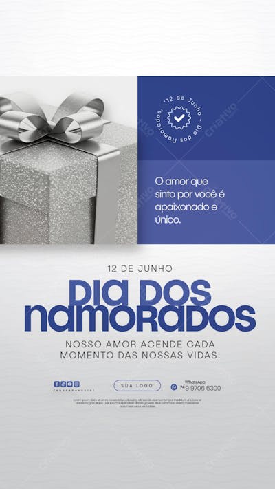 12 de Junho - Feliz Dia dos Namorados Social Media PSD Editável (14)