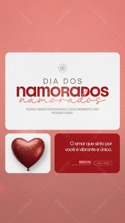 12 de Junho - Feliz Dia dos Namorados Social Media PSD Editável (13)