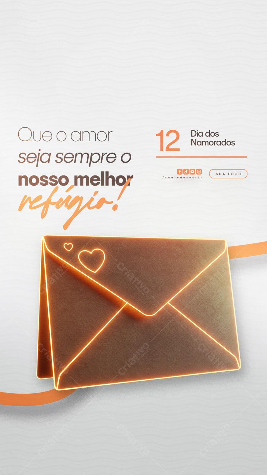 Postagem Dia dos Namorados PSD Editável