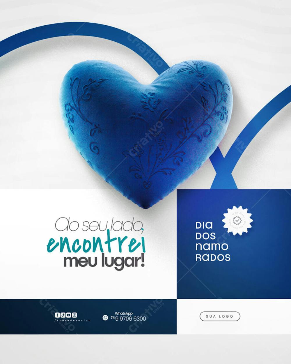 12 de Junho - Feliz Dia dos Namorados Social Media PSD Editável (89)