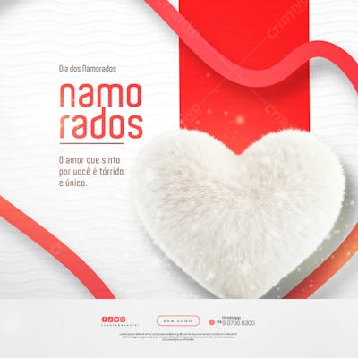 12 de Junho - Feliz Dia dos Namorados Social Media PSD Editável (121)