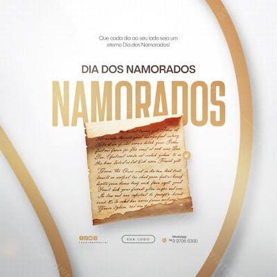 12 de Junho - Feliz Dia dos Namorados Social Media PSD Editável (133)