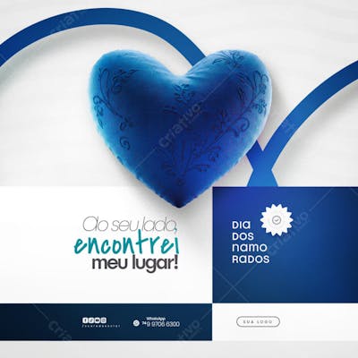 12 de Junho - Feliz Dia dos Namorados Social Media PSD Editável (139)