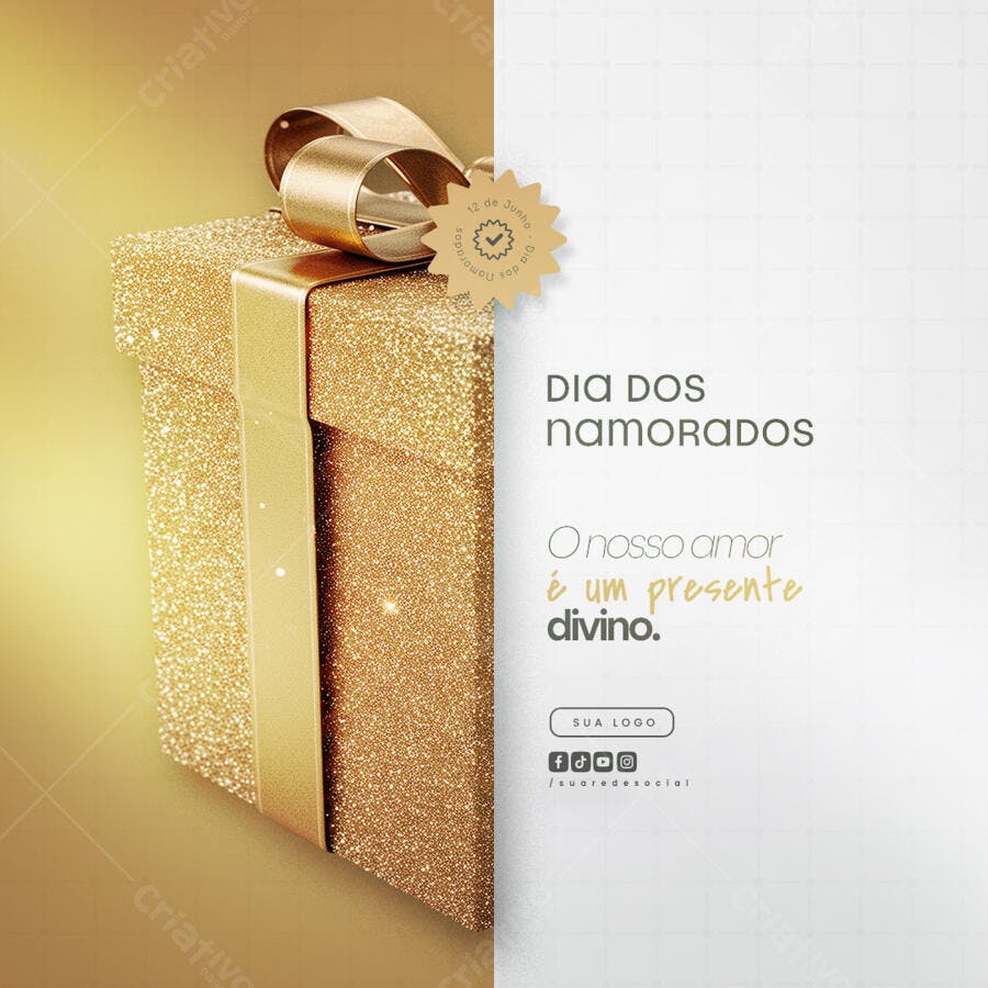 Postagem Dia dos Namorados PSD Editável