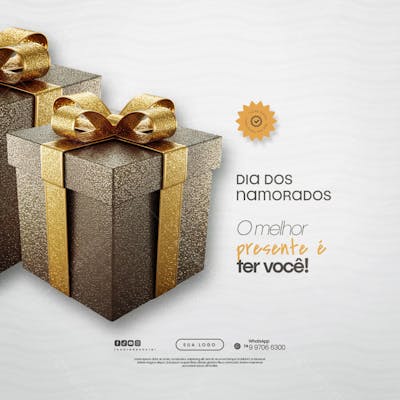 12 de Junho - Feliz Dia dos Namorados Social Media PSD Editável (141)