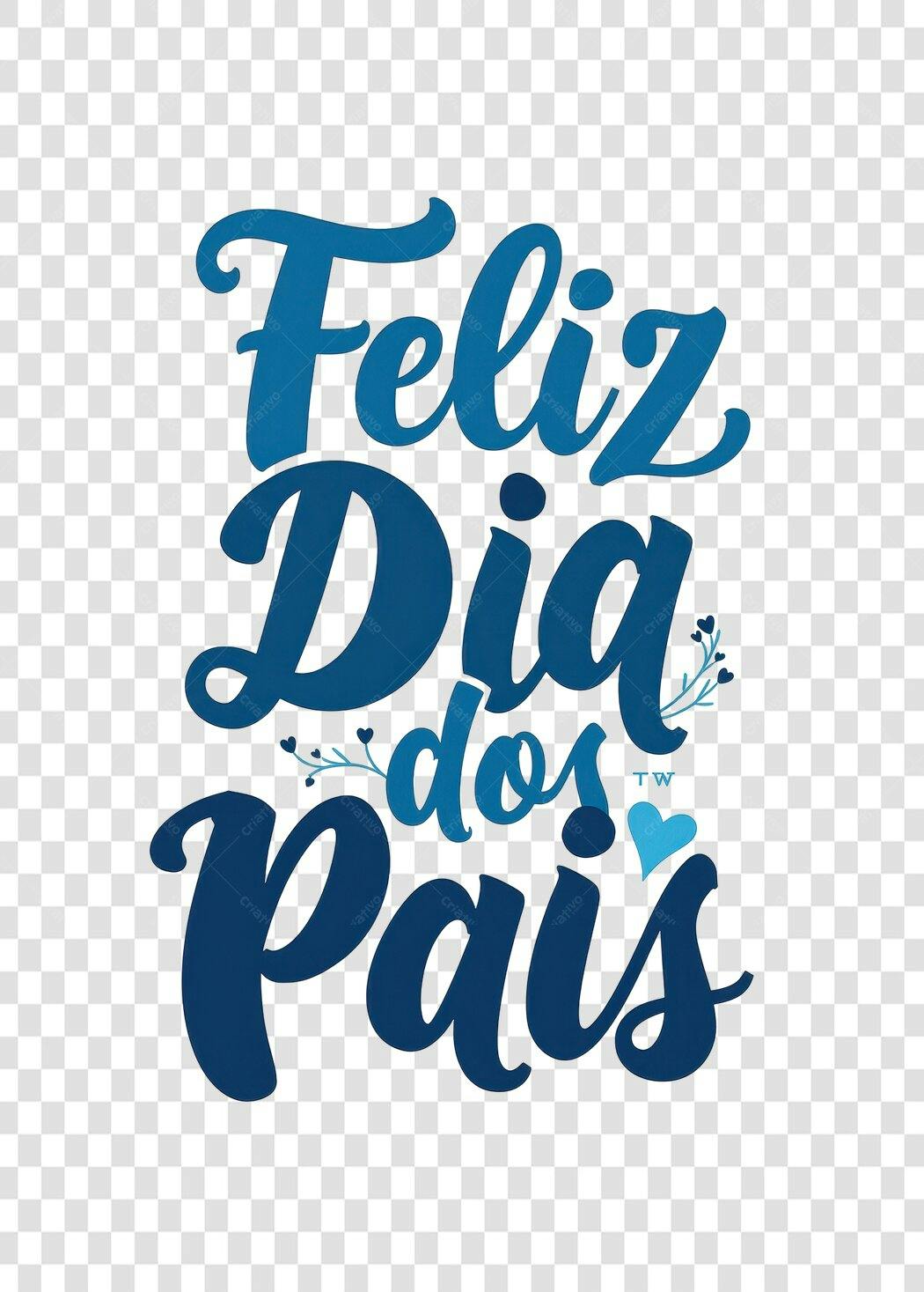 Post Instagram Feliz Dia dos Pais PNG com fundo transparente