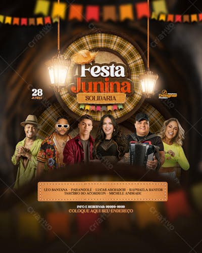 flyer de show festa junina, arraia, arraial de são joão (23)
