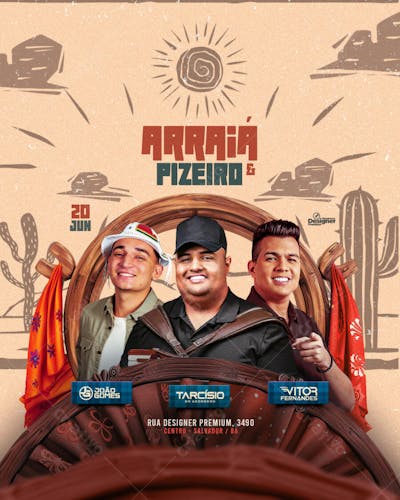 flyer de show festa junina, arraia, arraial de são joão (16)