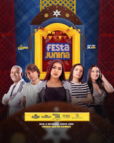 flyer de show festa junina, arraia, arraial de são joão (21)