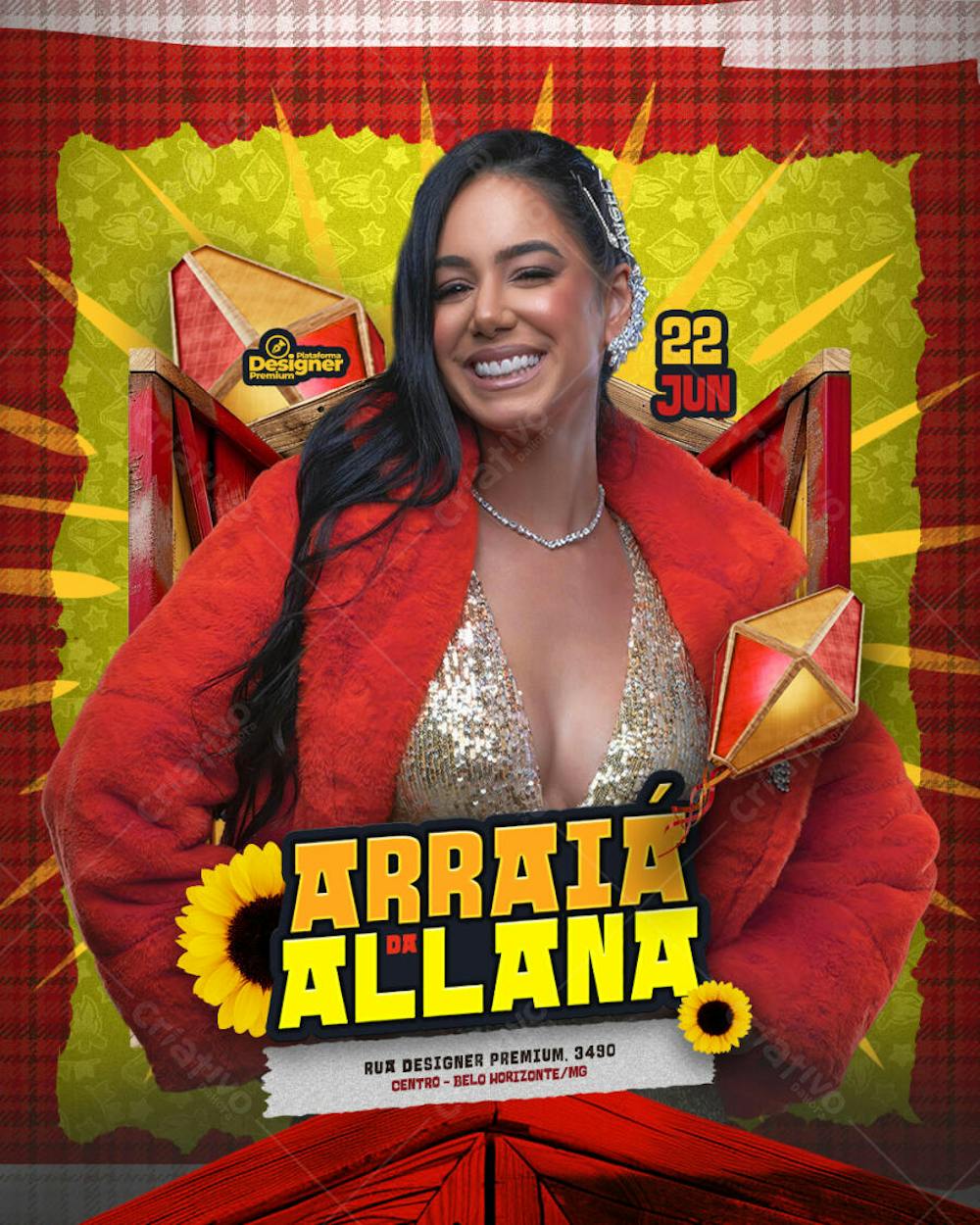 flyer de show festa junina, arraia, arraial de são joão (12)