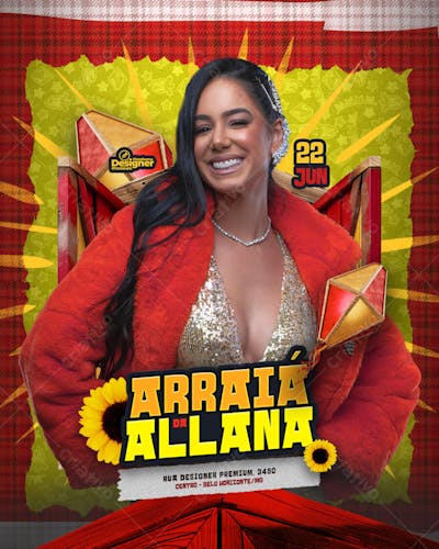 flyer de show festa junina, arraia, arraial de são joão (12)
