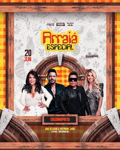 flyer de show festa junina, arraia, arraial de são joão (7)