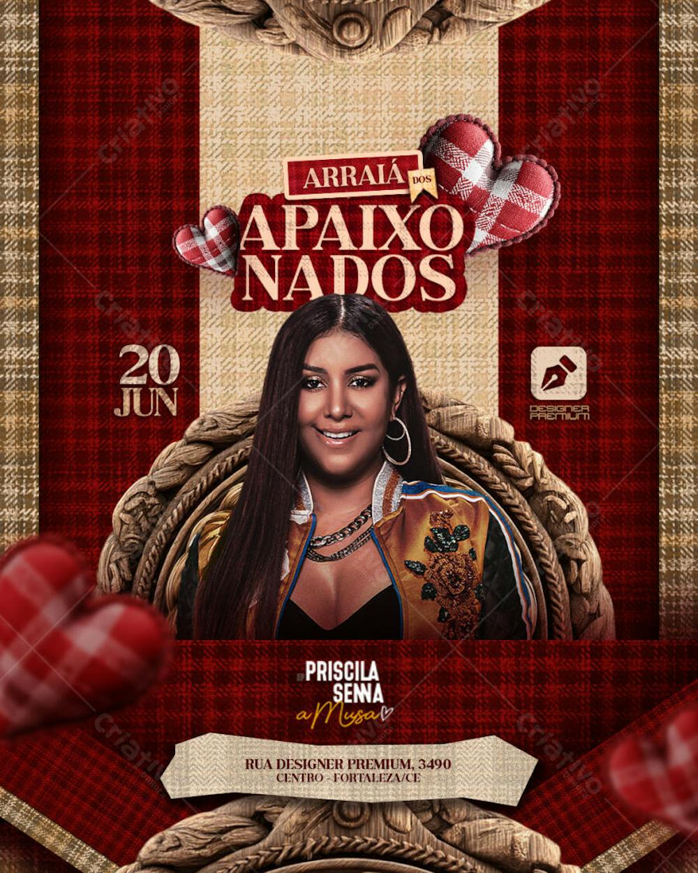 flyer de show festa junina, arraia, arraial de são joão (3)