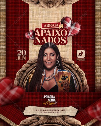flyer de show festa junina, arraia, arraial de são joão (3)
