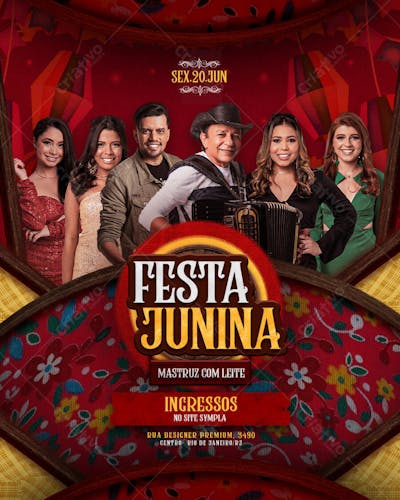flyer de show festa junina, arraia, arraial de são joão (11)