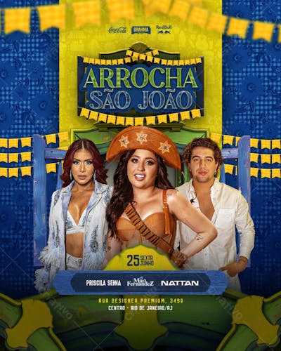 flyer de show festa junina, arraia, arraial de são joão (9)