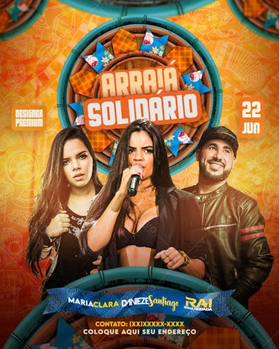 flyer de show festa junina, arraia, arraial de são joão (6)