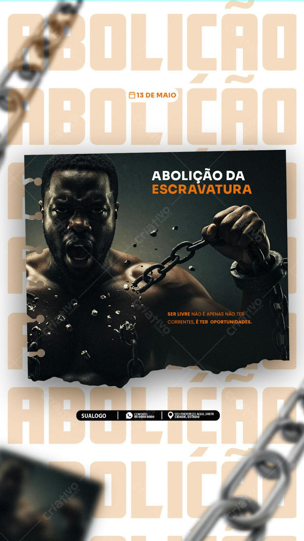 13 de maio dia da abolição da escravatura - story