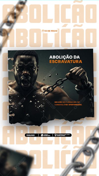 13 de maio dia da abolição da escravatura - story