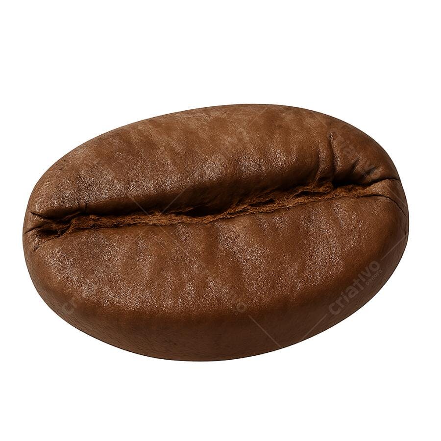 Mockup Grão de Café PNG com fundo transparente