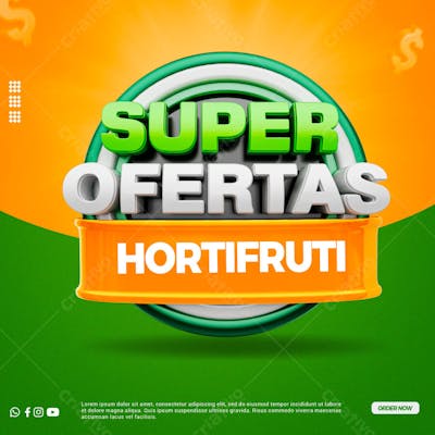 SELO SUPER OFERTA 3D