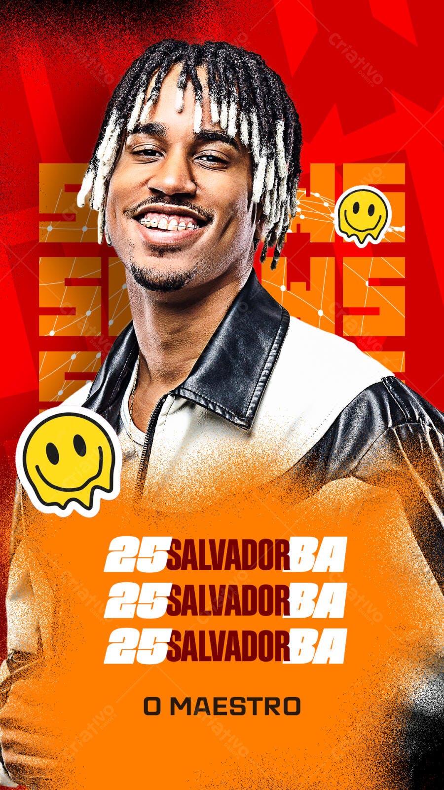 Flyer para Show Musical PSD Editável