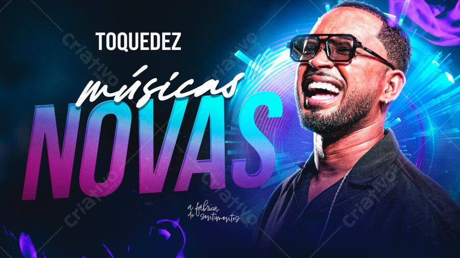 Flyer para Lançamento Musical PSD Editável