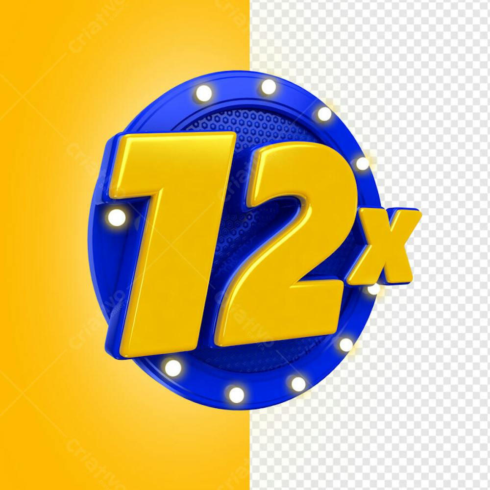 12X CIRCULO AZUL COM GRADE E LUZ