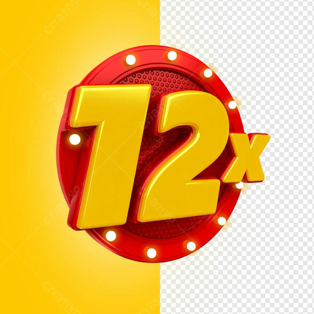 12X CIRCULO VERMELHO COM GRADE E LUZ