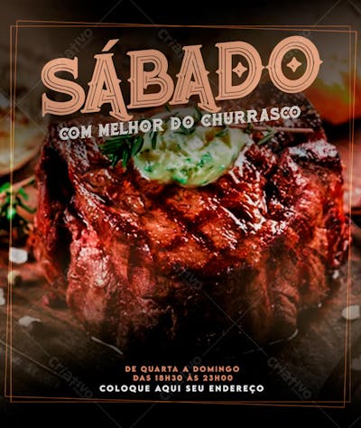 SÁBADO COM CHURRASCO