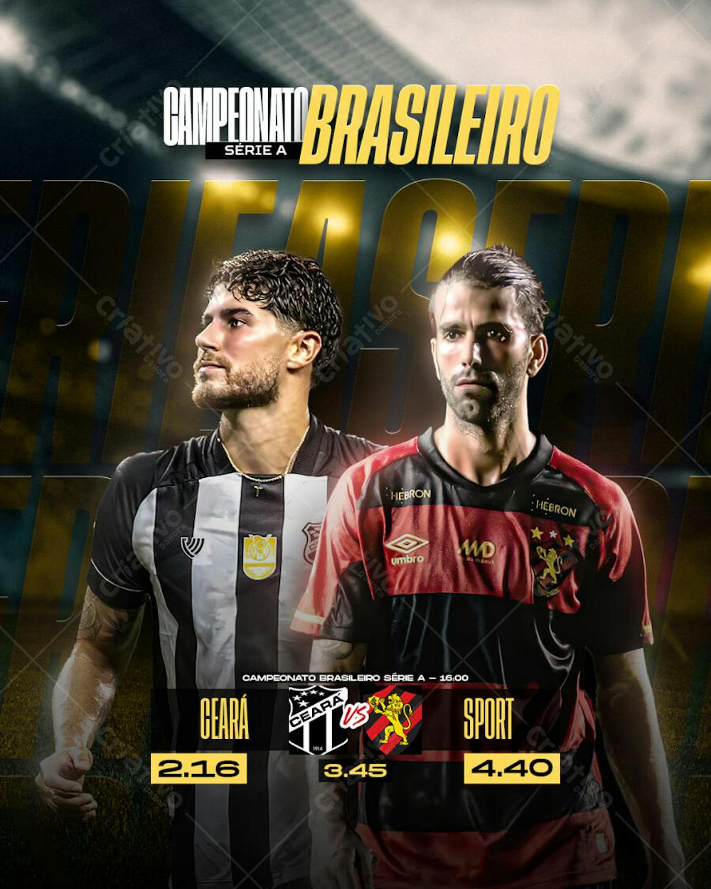 Jogo do Dia - Ceará X Sport