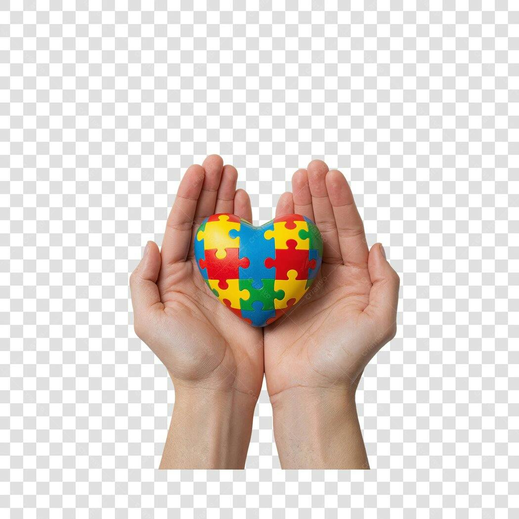 Imagem PNG com fundo transparente Dia Mundial do Autismo coração quebra-cabeça