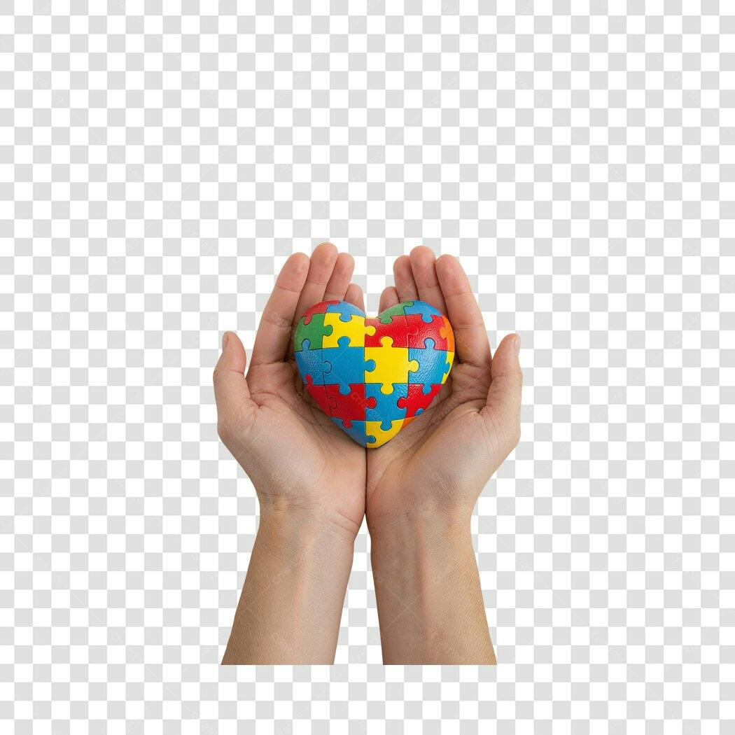 Post Instagram Dia Mundial do Autismo PNG com fundo transparente