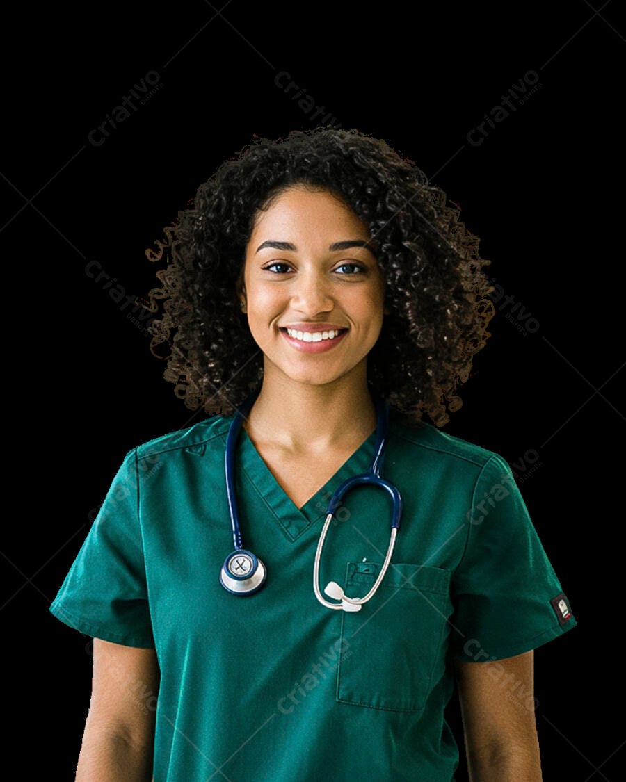 Retrato Médica PSD Editável