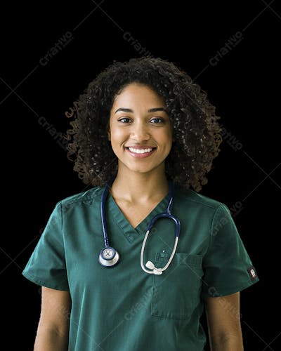 mulher com Roupa de enfermagem PNG