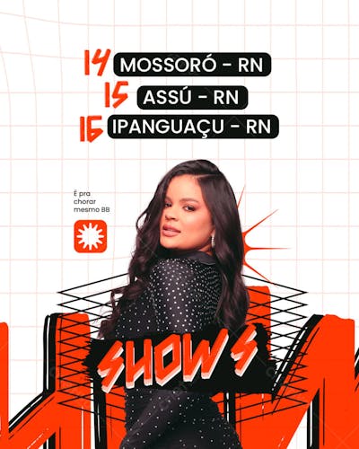 FLYER AGENDA SEMANAL DANIEZE SANTIAGO FEED PSD EDITAVEL