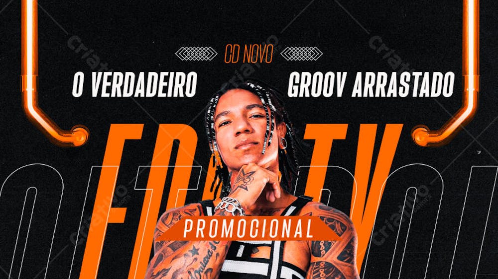 FLYER CD NOVO PROMOCIONAL EDCITY PSD EDITAVEL CAPA YOUTUBE