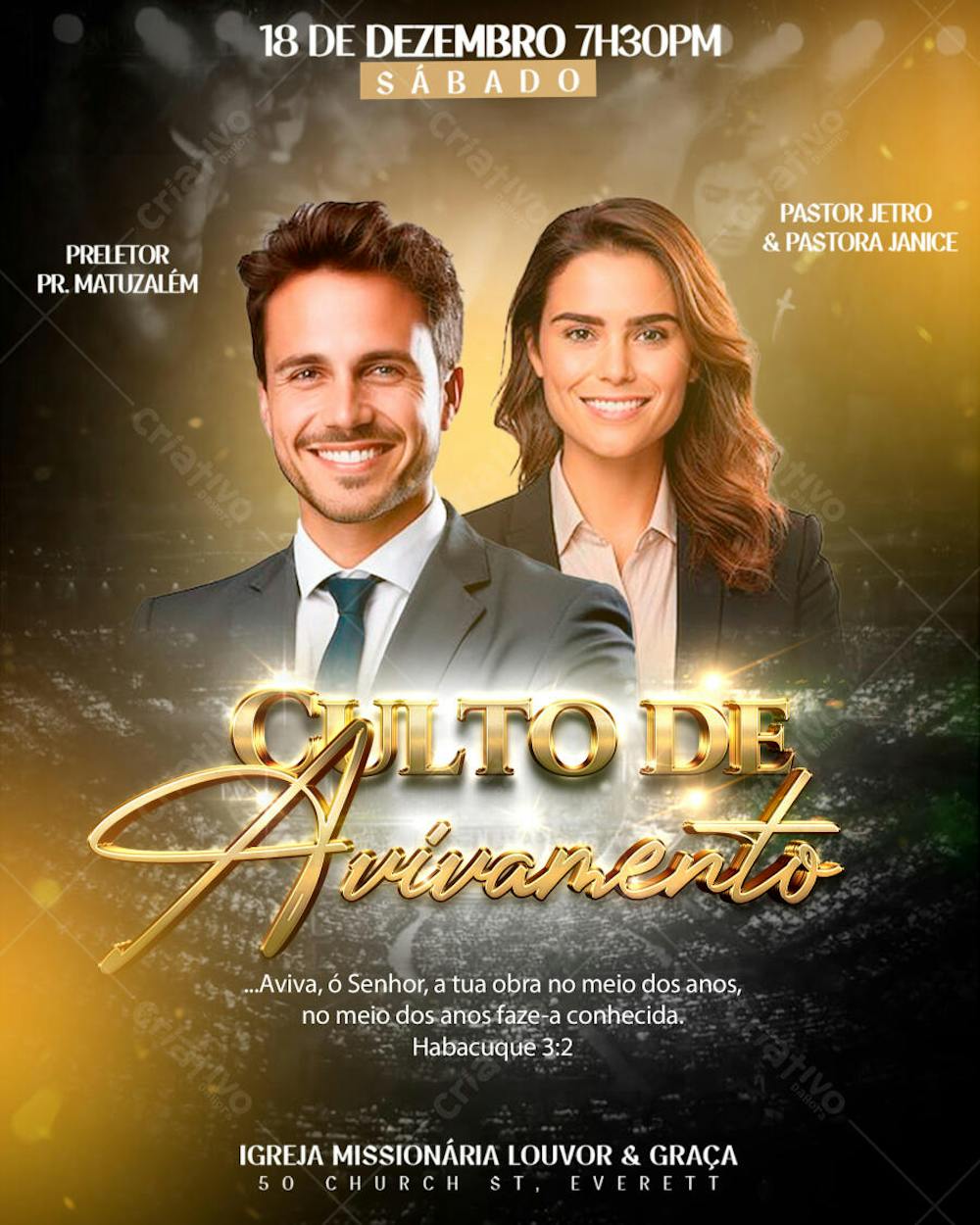 CULTO JOVENS SERVOS - GOSPEL