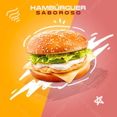 HAMBÚRGUER SABOROSO