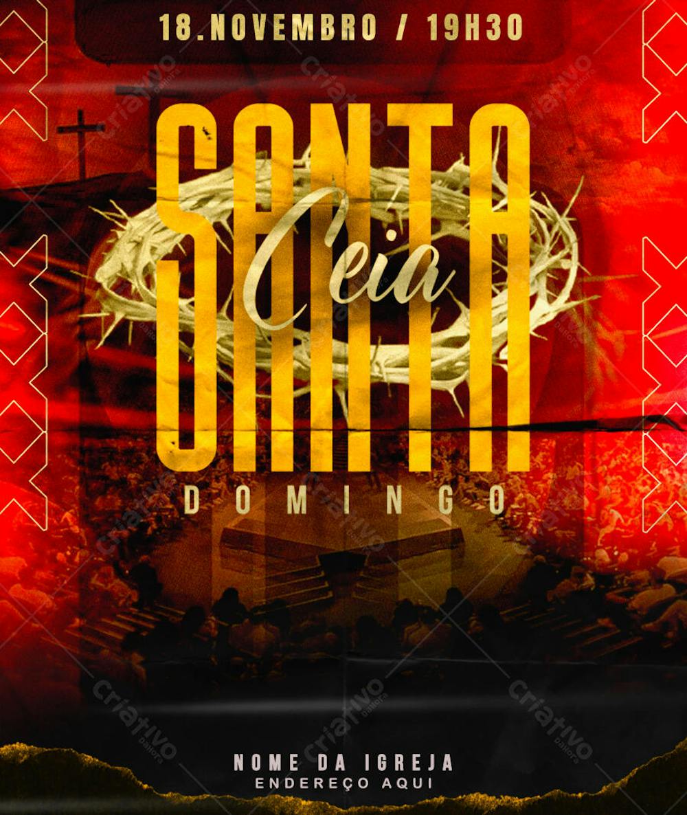 FLYER SANTA CEIA - GOSPEL