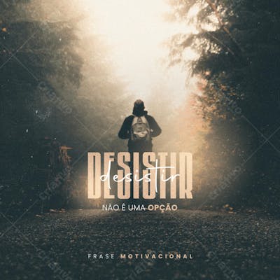 DESISTIR NÃO E UMA OPÇÃO - GOSPEL
