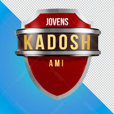 ESCUDO KADOSH 3D